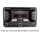 Support décor autoradio double DIN VOLKSWAGEN